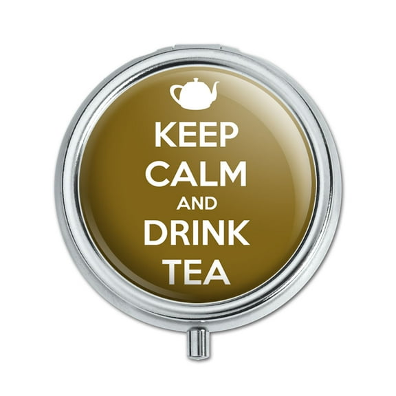 Keep Calm And Drink Tea Teapot Pill Box
