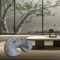 thumbnail image 1 of Almohada de meditación para , suave y cómoda, antideslizante, de espuma viscoelástica, para interiores, exteriores, dormitorios, casas y balcones. Gris, 1 of 8