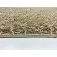 thumbnail image 2 of New Shaggy Collection Solid Color Shag Rug Different Color Options Available (Beige, 6'7"x9'6"), 2 of 4