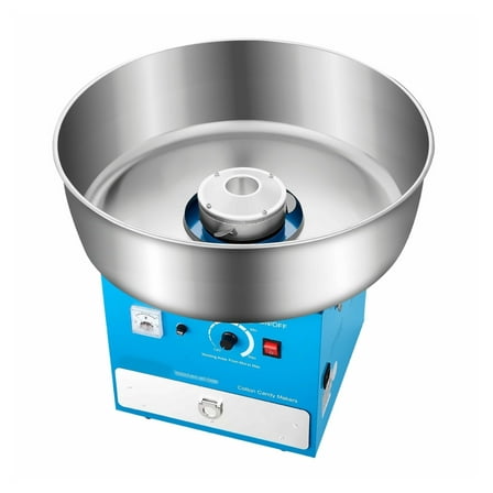 Cotton Candy Machine, 1000W Commercial Sugar Floss Maker for Parties, Home Use, Fast Production - Blue