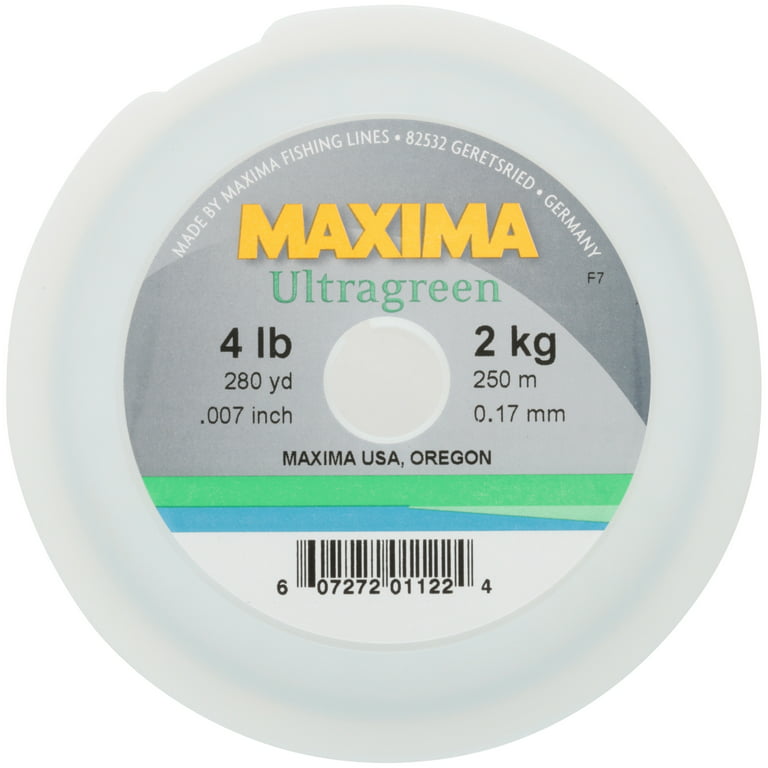 Maxima MOSS-4 Ultragreen Monofilament Fishing Line 1-Shot Spool 4 lb 280  Yards