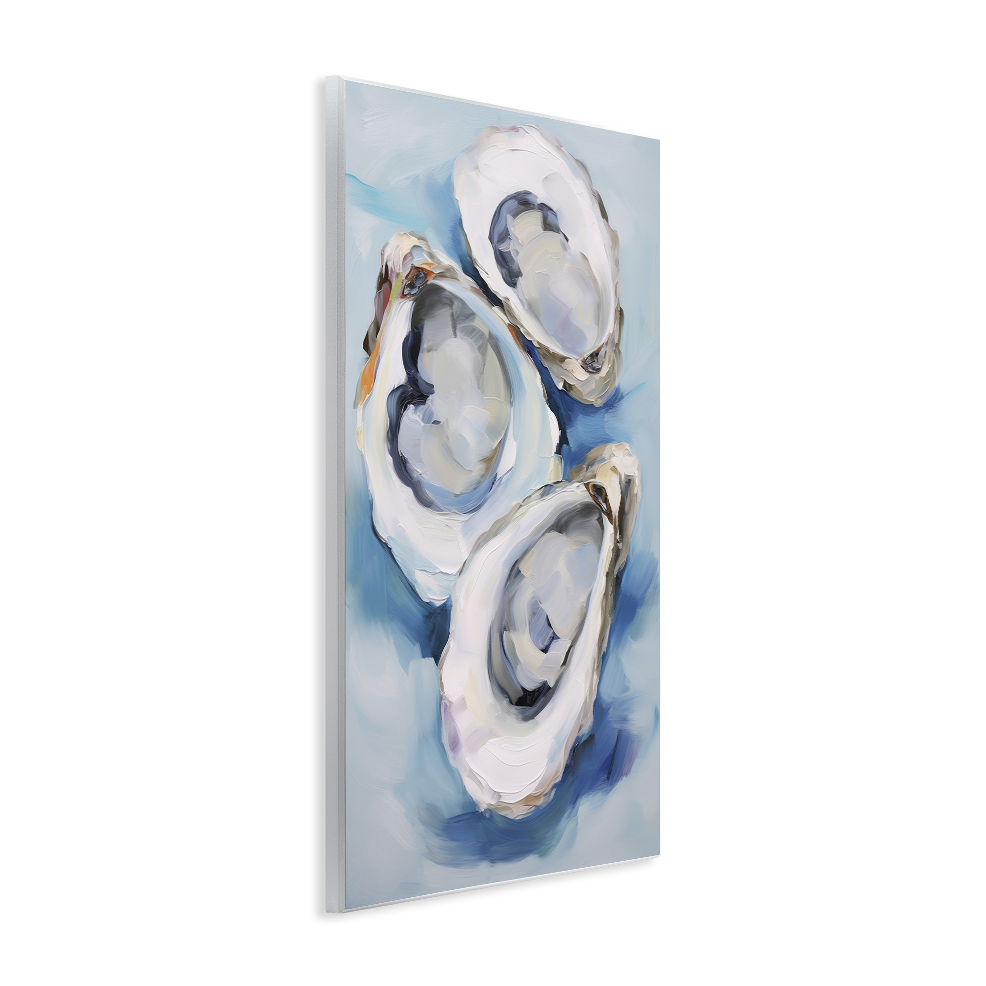 Stupell Industries Oyster Shell Trio Animals & Insects Painting Unframed Art Print Wall Art, 13 x 19
