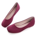 thumbnail image 2 of Vestido plano burdeos Shoes SAILING LU para mujer, talla 10.5, espuma viscoelástica, 2 of 7