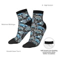 thumbnail image 6 of Fuzoiu Blue Excavator Print Adult Socks, Crew Moisture-wicking Socks, Unisex Cushion Crew Socks,Casual Sports Ankle Socks, 6 of 7