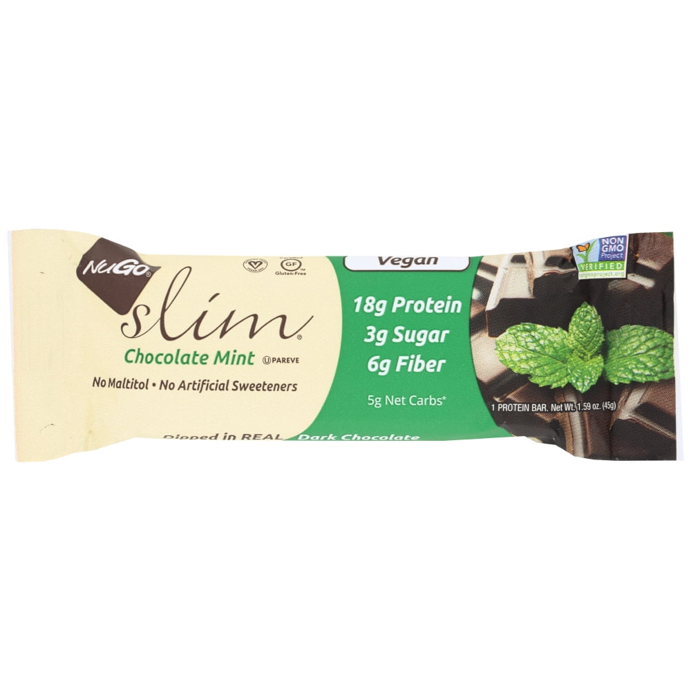 Nugo Nutrition Bar Nugo Slim Bar Chocolate Mint , 1.59 Oz Walmart