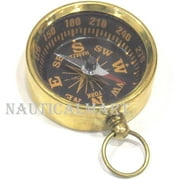 NAUTICALMART Nautical Brass Mini Pocket Marine Compass Best Gift Set of 10 Units
