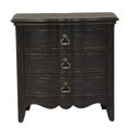 thumbnail image 1 of Chesapeake Black 3 Drawer Night Stand w/ Charging Station, 1 of 13