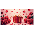 thumbnail image 1 of Heart Balloons Backdrop Background Wall Banner Valentines Day Party Decorations Romantic Celebration Event Decor Wedding Photography Prop, 1 of 4