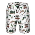 thumbnail image 3 of Balery Camping Caravan 2 Traje de Baño Estilo Hawaiano para Hombre, Shorts de Secado Rápido con Bolsillos-X-Large, 3 of 6