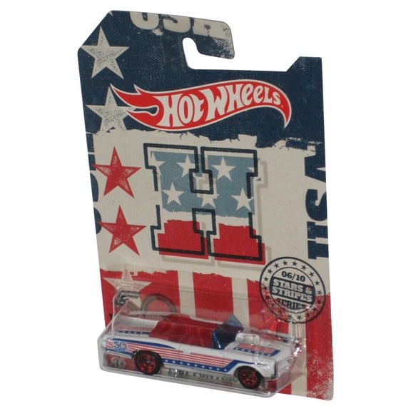 Hot Wheels (2017) 1967 Pontiac GTO Stars & Stripes #6/10 Toy Car
