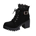 thumbnail image 1 of Sandales Blanches pour Femmes Mode Automne Bottes pour Loisirs et Usage Extérieur, 1 of 9