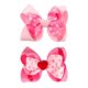 thumbnail image 1 of Pinzas para el pelo para el día de San Valentín, lazos para el pelo para niñas, accesorios para el pelo TSFJ10 (juego de corazón rosa de 4 pulgadas), 1 of 5
