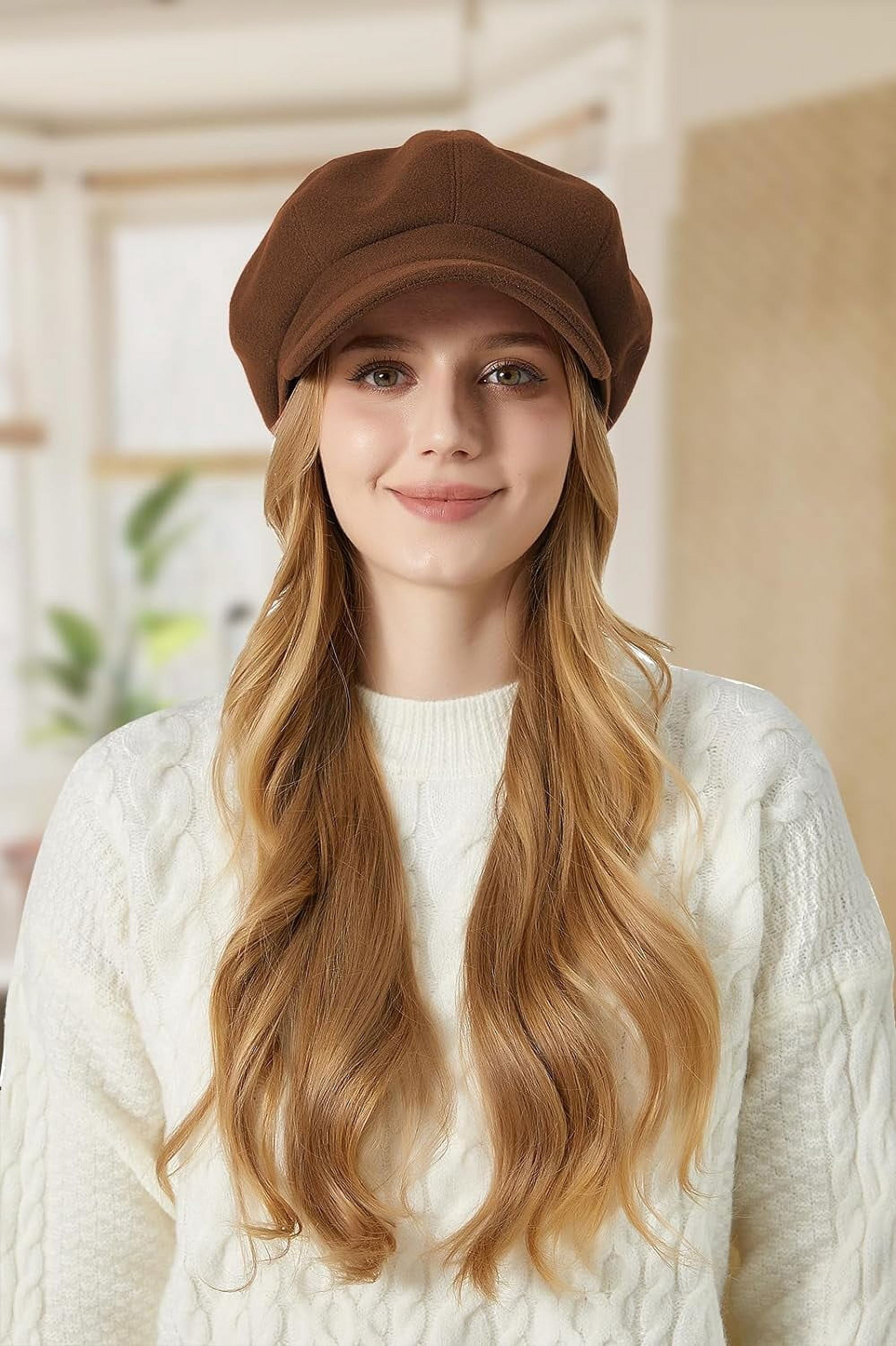 Women Beret Newsboy Hat French Wool Cap Classic Autumn  display picture 1