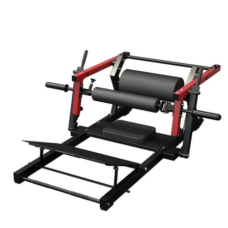 Syedee Glute Bridge & Hip Thrust Machine, 800LBS Plate-Loaded, Heavy Duty Butt Exercise Equipment with Weight Holder&Adjustable Footboard, for Glute Muscles Building and Butt Shaping