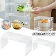 thumbnail image 2 of Organisateur de Réfrigérateur Étagère Empilable Transparente Rangement de Garde-Manger, 2 of 7