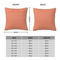 thumbnail image 2 of Pofeuu Orange Gingham Print Double-sided plush pillowcase Square Throw Pillow Covers Pillows Cover for Living Room Bedroom Sofa Couch Cushion Cover（No pillow core）-20"x20", 2 of 7