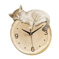 thumbnail image 4 of Reloj de pared con diseño de gato, moderno y elegante, decorativo, para cocina y interior. S, 4 of 9