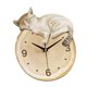 thumbnail image 4 of Reloj de pared con diseño de gato, moderno y elegante, decorativo, para cocina y interior. M, 4 of 9