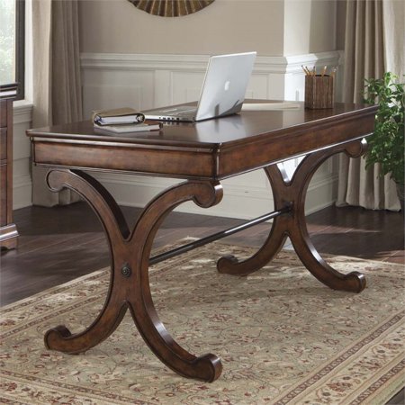 Cherry Rustic Desk - Bowery Hill Writing Desk in Rustic Cherry