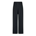 thumbnail image 3 of ShomPort Wide Leg Pants for Women Fall Spring Fashion High Waisted Palazzo Pants Casual Loose Trousers, 3 of 7