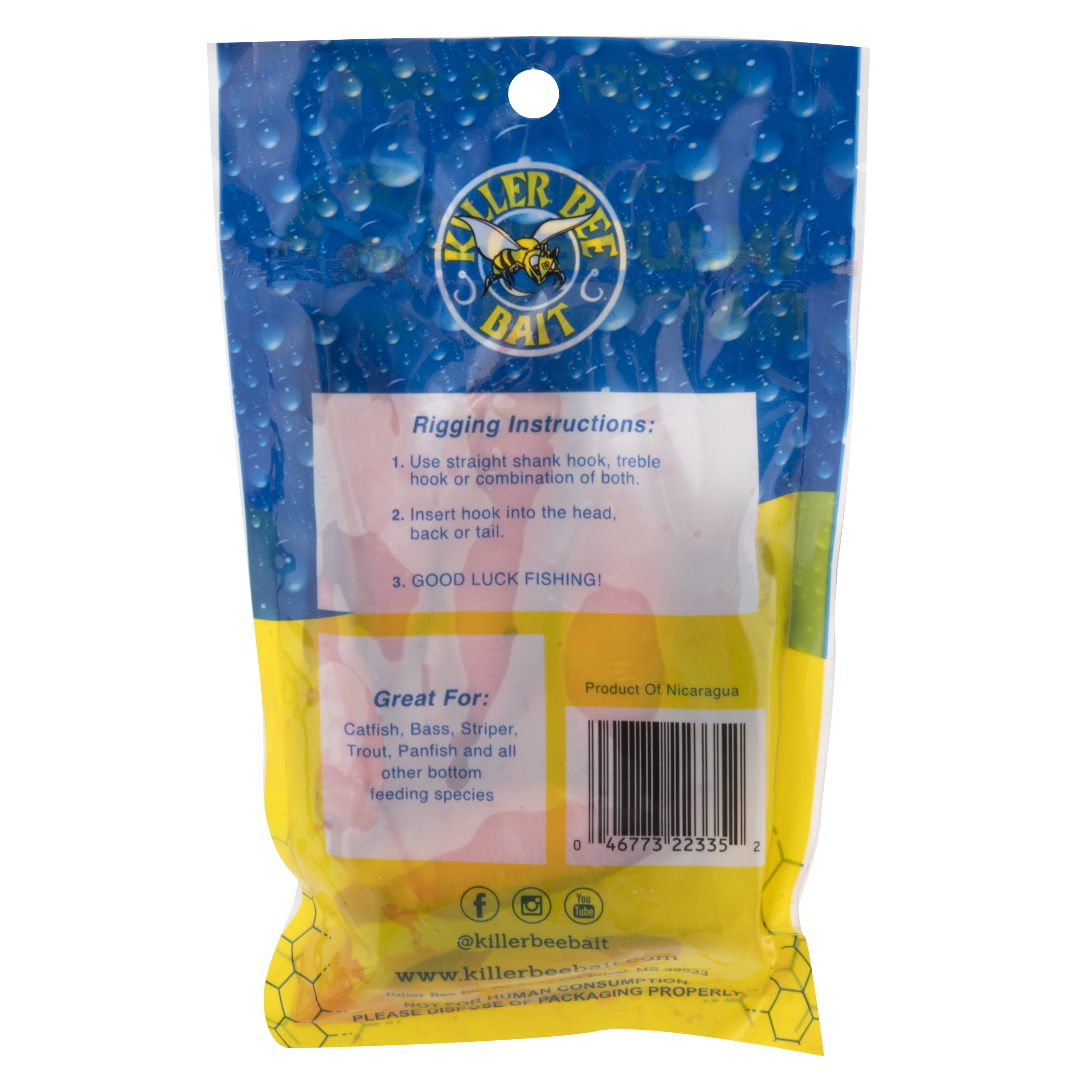Killer Bee Bait Injured Bait Fish, Red