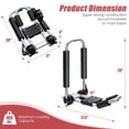 thumbnail image 2 of Patiojoy J-Bar Kayak Roof Rack Angle-adjustment Car Top Carrier on SUV & RV for Surfboard Kayak Canoe, 2 of 10