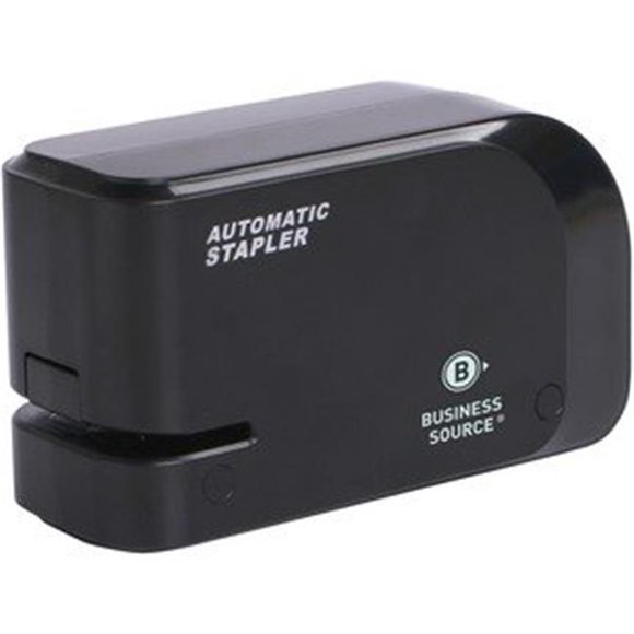 Business Source Electric Stapler - 20 Sheets Capacity - Black
