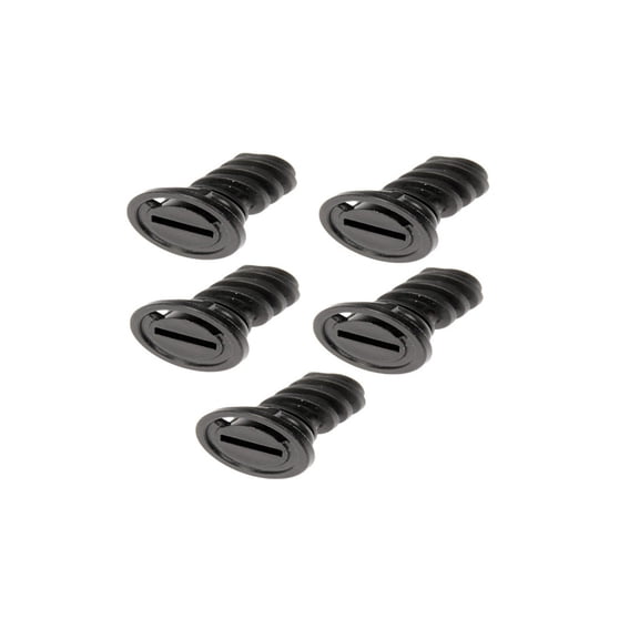 KarParts360 For Mercedes-Benz GLE350/GLE450e 2024 Engine Oil Drain Plugs | 5 Pieces | Plastic | Black | Round Head Drive Type | Conventional Drain Method | O-Ring Gasket Type | 29902017, A0029902017