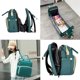 thumbnail image 2 of Bolsa de pañales portátil plegable cuna multifuncional de momia bolsas de cambio de pañales productos de bebé bolsa de almacenamiento para - Verde, Los 32x19x41cm Sunnimix cuna de viaje portátil, 2 of 8