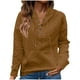 thumbnail image 2 of HongQid Womens Hoodies Hooded Sweatshirt Loose Casual Long Sleeve Drawstring Pullover Tops, 2 of 6