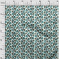 thumbnail image 2 of oneOone Cotton Flex Fabric Leaves & Floral Block Decor Fabric Printed BTY 40 Inch Wide, 2 of 4