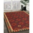 thumbnail image 3 of Ahgly Company Machine Washable Indoor Square Traditional Sienna Brown Area Rugs, 8' Square, 3 of 7