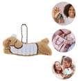 thumbnail image 4 of Unique Bargains 1 Pc Handbag Charm Dog Beaded Chain Handbag Accessories Brown Light Blue, 4 of 6