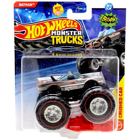 Hot Wheels DC Batman Diecast Car (1966, Silver)