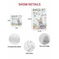 thumbnail image 7 of Easter Kitchen Dish Towels for Drying Dishes Set of 2, Spring Rabbit Colorful Eggs Tree Blue White Plaid Waffle Weave Microfiber Hand Tea Bathroom Towels Quick Dry & Absorbent Towel 12x12, 7 of 7