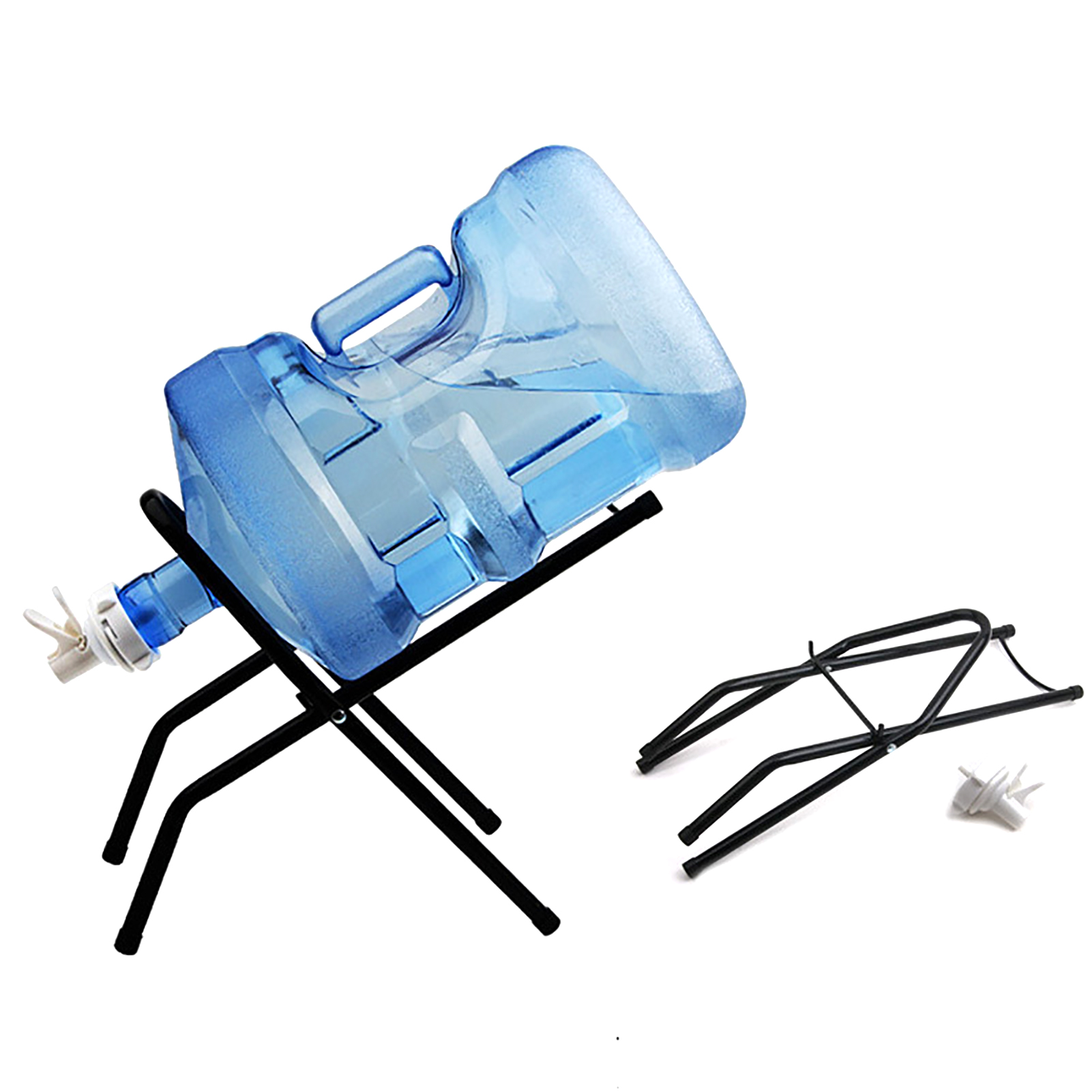 SPRING PARK Water Dispenser Stand Water Jug Holder Iron Cradle Stand