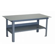 Jamco Fixed Work Table,Steel,72" W,36" D UG472GP