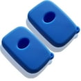 thumbnail image 2 of Silicone Keyless Entry Fob Skin Case Cover for Lexus LX RX CT GX ES HS LS RC Key (blue and blue,2 in pack), 2 of 4
