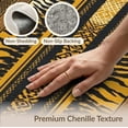 thumbnail image 6 of ODIKA Tiger Striped Print Abstract Motif Decorative Skin Tibetan Cow for Great Room, Indoor Open Concept, Large Living Low Profile Flatwoven, 6 of 7