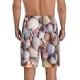 thumbnail image 5 of Cauagu Sea Shells Print Pajama Bottoms for Men Sleep Pajama Shorts Elastic Waistband Sleep Pajama Short Men's PJ Shorts -3X-Large, 5 of 6
