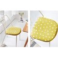 thumbnail image 3 of Nvzi Almohadillas para silla de comedor, almohadillas de algodón para silla de cocina (amarillo, juego de 4), 3 of 5