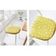 thumbnail image 3 of Nvzi Dining Chair Pads Cotton Kitchen Chair Cushion Seating Pads (Yellow , A Set of 4), 3 of 5