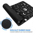 thumbnail image 6 of Long Mouse Pads for Desk,Black White Moon Leaf Eye Star Pattern Desk Mats on Top Of Desks, Desk Mouse Pad Extra Large with 3mm Non-Slip Base and Stitched Edge for Gaming,Office,Work,Home 31.5"x11.8", 6 of 6