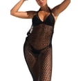 thumbnail image 2 of VISgogo Vestido de playa para mujer, cuello halter, espalda abierta, sin mangas, para bikini/traje de baño VISgogo moda, 2 of 9