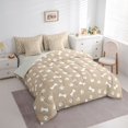 thumbnail image 2 of Homewish White Dog Paw Bone 7pcs Queen Bedding,Beige Bedding Comforter Set Queen,Cute Pet Theme Decor,Light Gray Reversible, 2 of 8