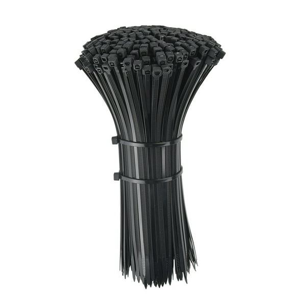 200 PCS 9.84 inch Cable Zip Ties, Small Tie Wraps Self-Locking Nylon Zip Ties for Indoor and Outdoor Use (Black)