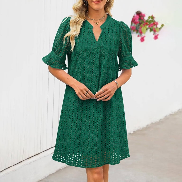 green emerald velvet dress Murphy Dress Apple Green main image 1