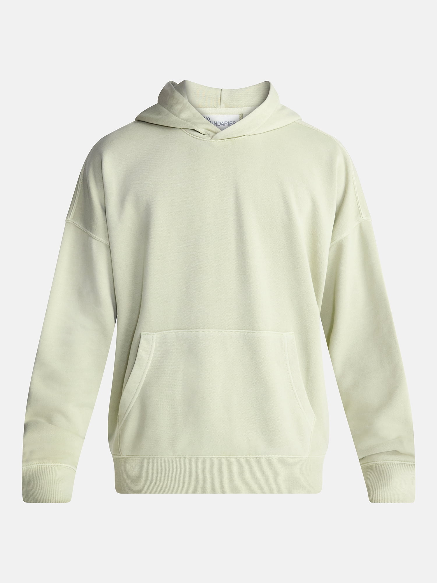 No Boundaries Oversized Hoodie with Long Sleeves, Men's XS-4XLT