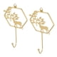 thumbnail image 4 of Colgante De Pared De Metal, Colgante De Pared De Alce Con Forma De Alce Simple Para Cocina Para Sala De Estar Para Dormitorio YLSHRF Wall Decor, 4 of 8