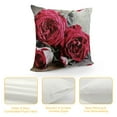 thumbnail image 4 of Chilfamy Red Rose Flowers Throw Pillow Cases Cushion Covers Vintage Pillowcases Printed Pillow Case for Living Room Sofa Couch Car Bed Decor, 4 of 5